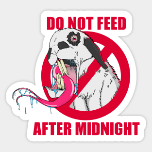 Do Not Feed! Sticker